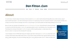 Desktop Screenshot of danfitton.com